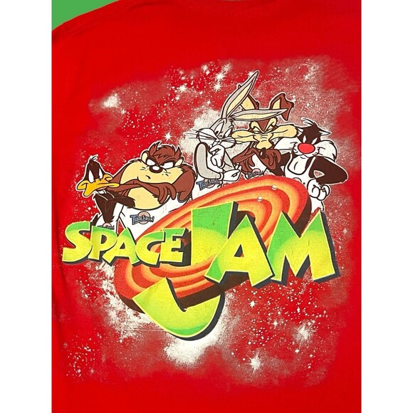Space Jam Bugs Bunny Daffy Duck Tasmanian Devil Sylvester Wile E. Small T-Shirt - Picture 1 of 7